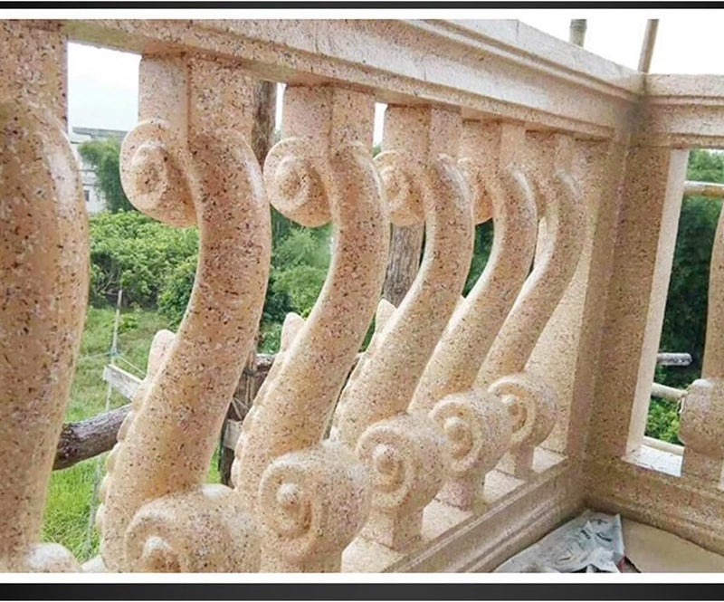 EAIVENY Prefabricated ABS Balcony Mold,Concrete Balustrade Mold Concrete Formwork for Outdoor Construction, DIY Home Improvement, Easy Installation and Reusable Design (Style 19) - Image 2
